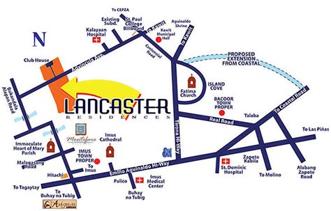 lancaster new city cavite location|Location Map of Lancaster New City Cavite.